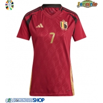 Maglie da calcio Belgio Kevin De Bruyne #7 Prima Maglia Femminile Europei 2024 Manica Corta
